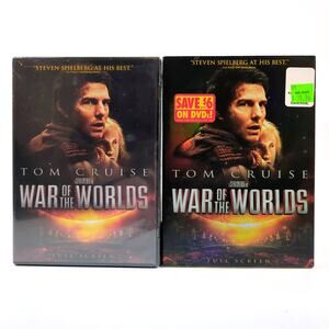 War of the Worlds DVD 2005 Full Screen with Slipcover Tom Cruise New Sealed